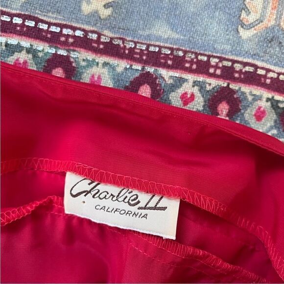 Vintage 70’s Red Belted Dress - Picture 2 of 14